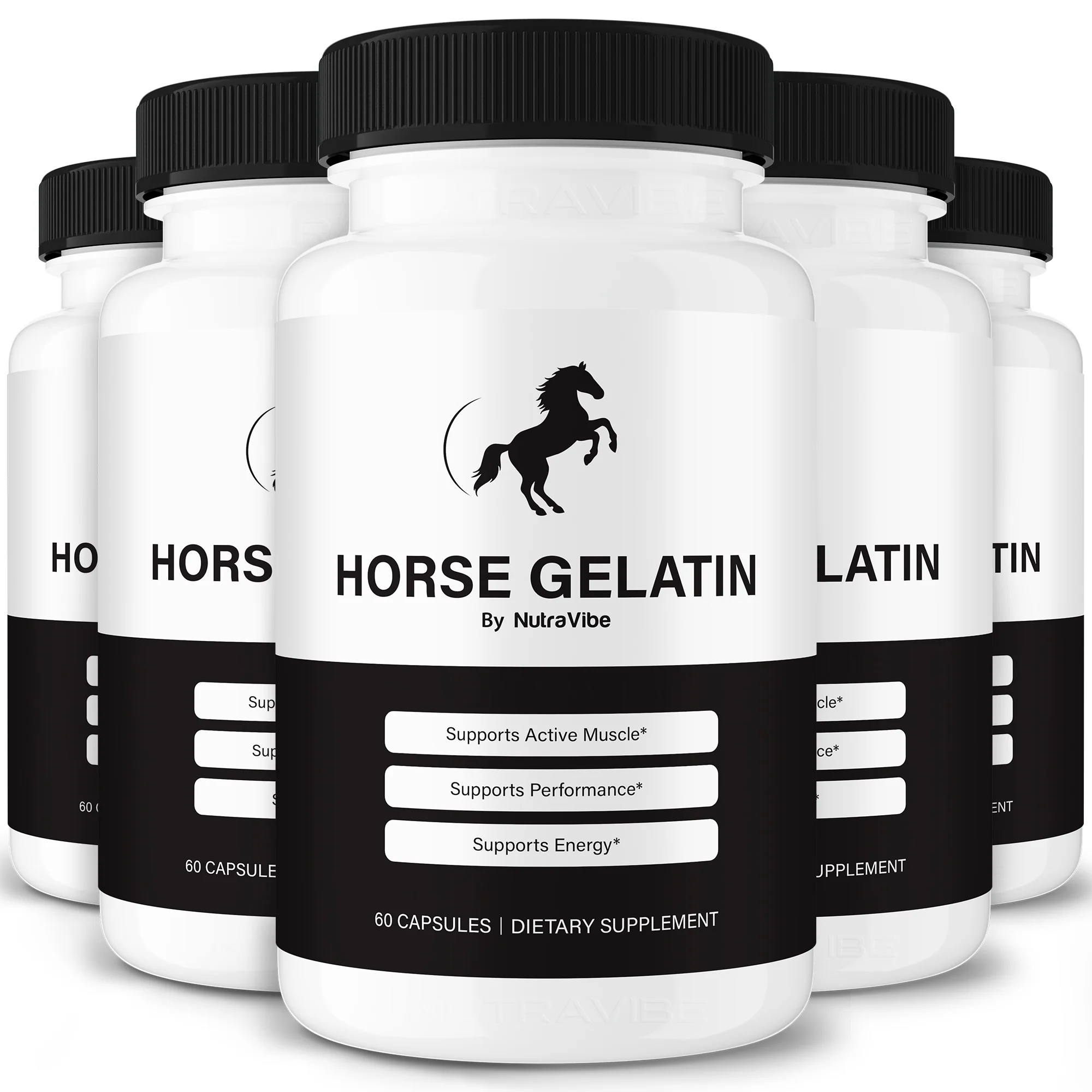 Horse Gelatin 6 Bottles